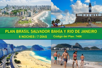 PLAN BRASIL SALVADOR BAHÍA Y RIO DE JANEIRO