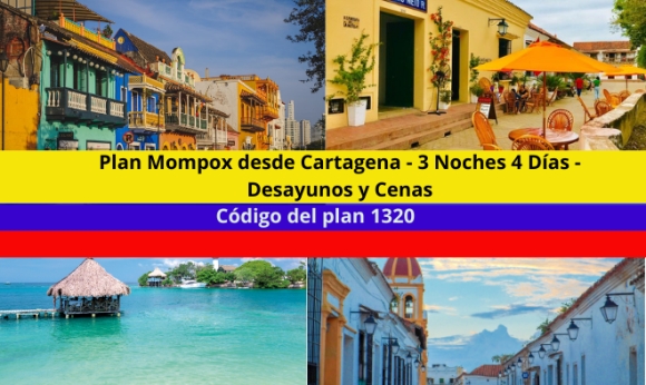 Plan Mompox desde Cartagena - 3 Noches 4 Días - Desayunos y Cenas