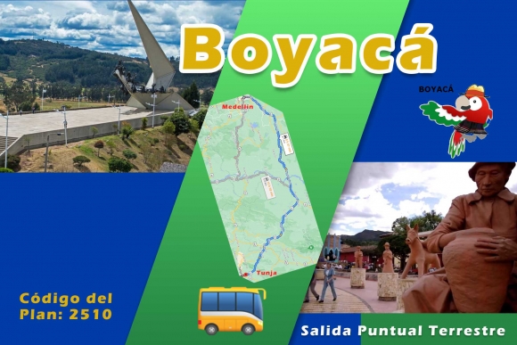 Plan Boyacá desde Medellín terrestre 2022 - 4 noches 5 días