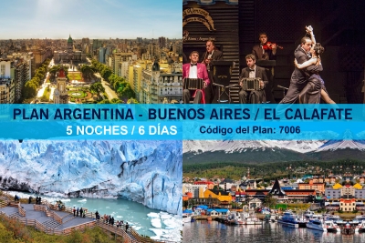 PLAN ARGENTINA - BUENOS AIRES / EL CALAFATE