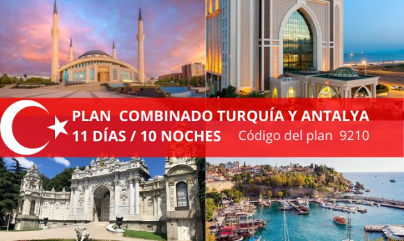 Plan Combinado Turquía y Antalya 11 días - 10 noches