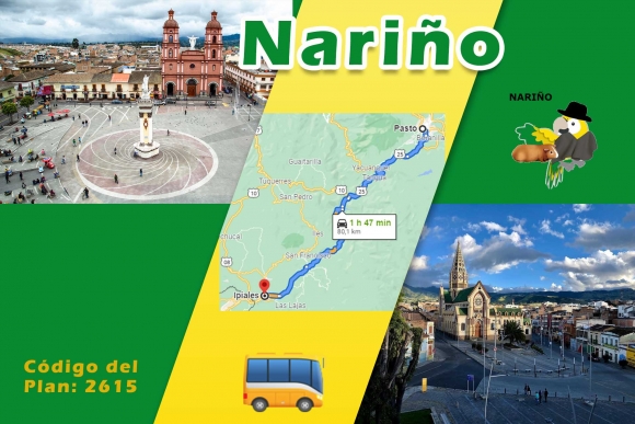 Plan a Nariño desde el aeropuerto de pasto o la terminal de buses - Pasto 2022 - 4 noches 5 días