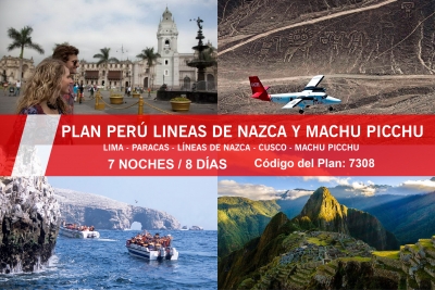 PLAN PERÚ LINEAS DE NAZCA Y MACHU PICCHU