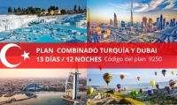 Plan Combinado Turquía y Dubái 13 días 12 noches