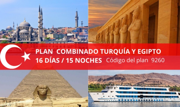 Plan Combinado Turquía y Egipto 16 días 15 noches