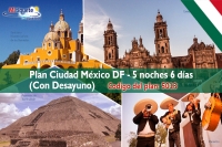 Plan  México DF - 5 noches 6 días (Con Desayuno)