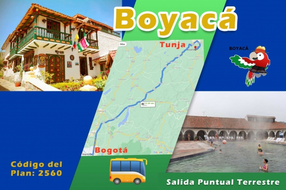 Plan Boyacá Paipa - 3 noches 4 días desde Bogotá - Desayunos y Cenas - Chiquinquirá – Ráquira – Sutamarchan – Monguí – Nobsa – Tibasosa y Duitama