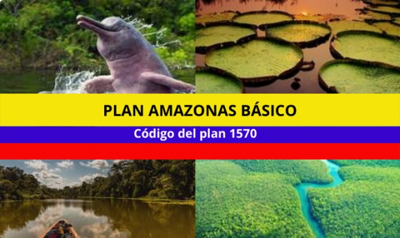 Combined plan Bogotá - Amazonas - Eje Cafetero - Cartagena