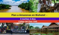 Plan a Amazonas en BioHotel - 3 Noches 4 Días